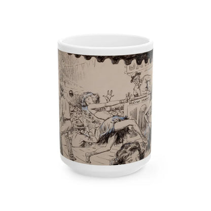 Blue Book Magazine story illustration 2 - White Coffee Mug-15oz-Go Mug Yourself