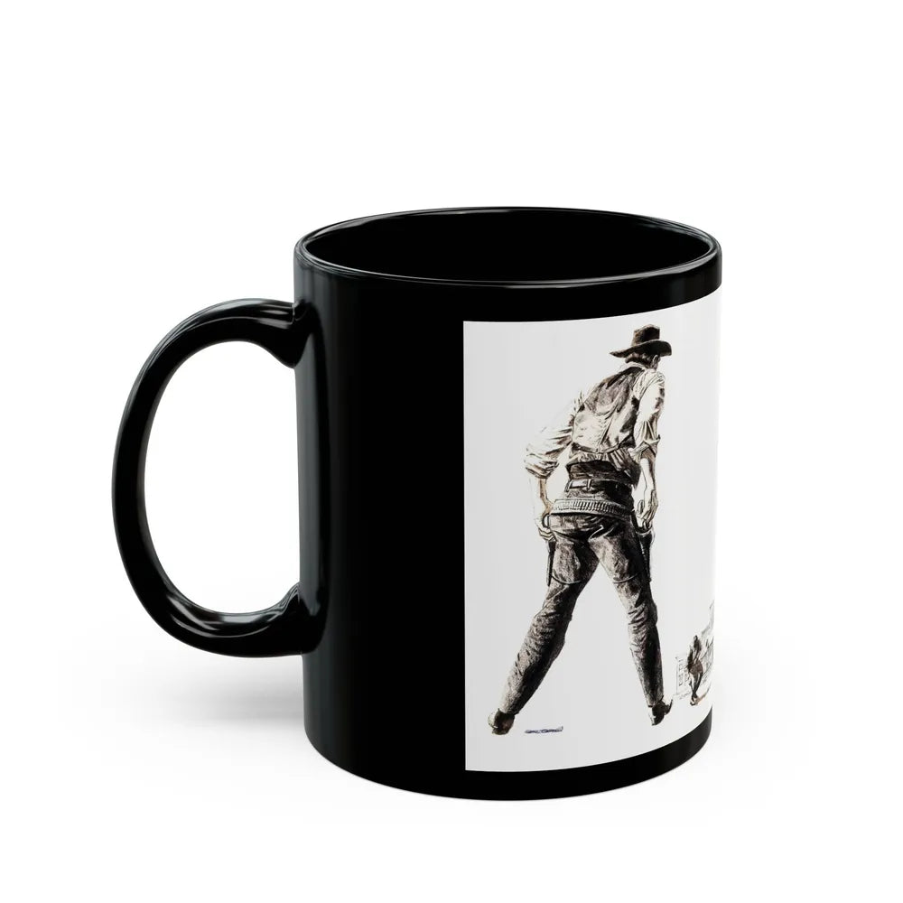 Bachelor Magazine Illustration - Black Coffee Mug-Go Mug Yourself