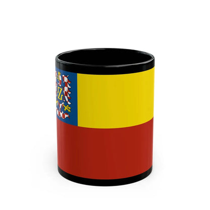 Flag of Znojmo Czech Republic - Black Coffee Mug-11oz-Go Mug Yourself