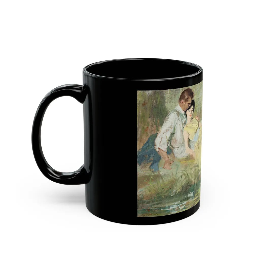 Cosmopolitan magazine illustration - Black Coffee Mug-Go Mug Yourself