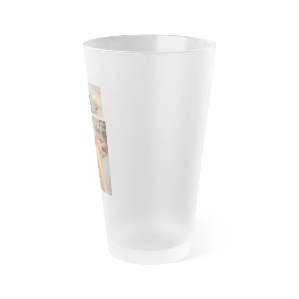 Linda Blair #141 - Partially Topless (Vintage Female Icon) Frosted Pint 16oz-Go Mug Yourself