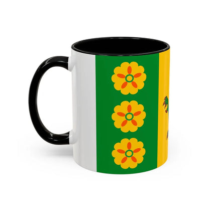 Flag of Evenley UK - Accent Coffee Mug-Go Mug Yourself