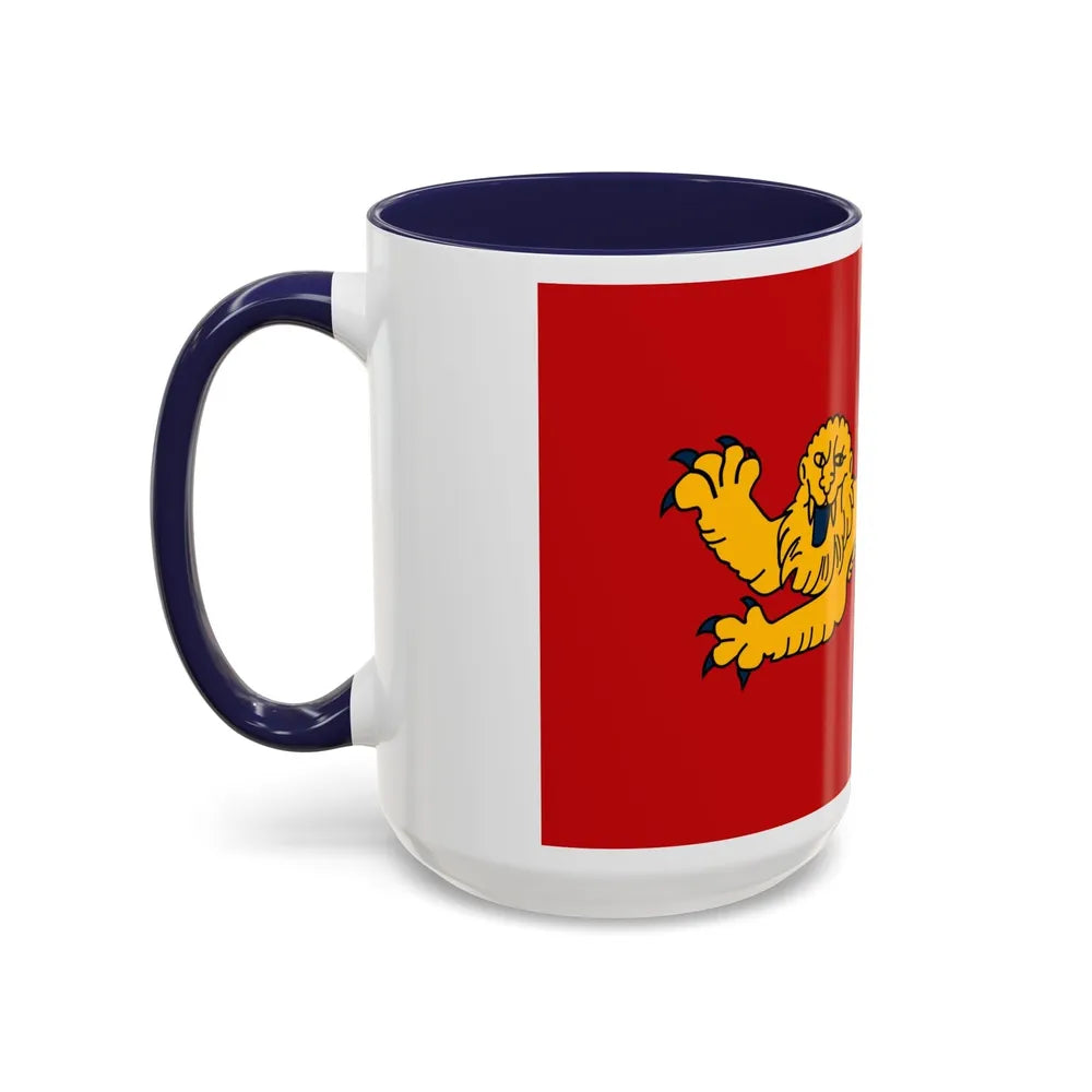 Flag of Aquitaine France - Accent Coffee Mug-Go Mug Yourself