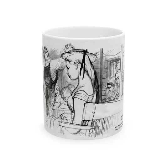 For The Love of Birdie May, Nugget magazine, October 1956 - White Coffee Mug-11oz-Go Mug Yourself