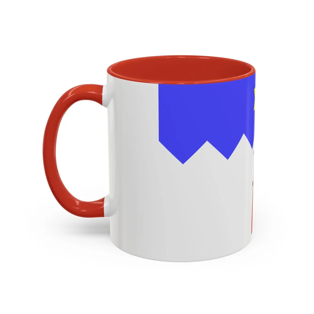 Flag of Gharb Malta - Accent Coffee Mug-Go Mug Yourself