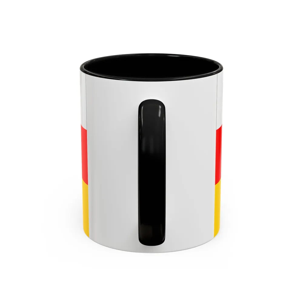 Flag of Freising Germany - Accent Coffee Mug-Go Mug Yourself