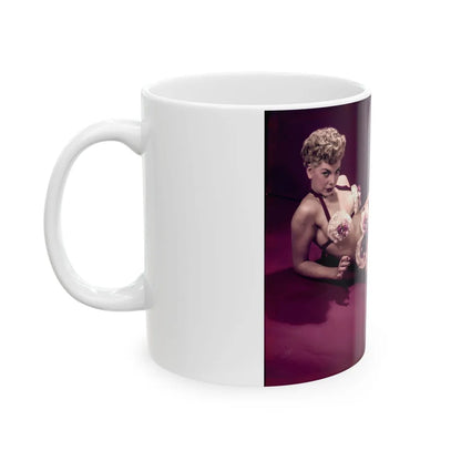 Barbara Nichols #302 (Vintage Female Icon) White Coffee Mug-Go Mug Yourself