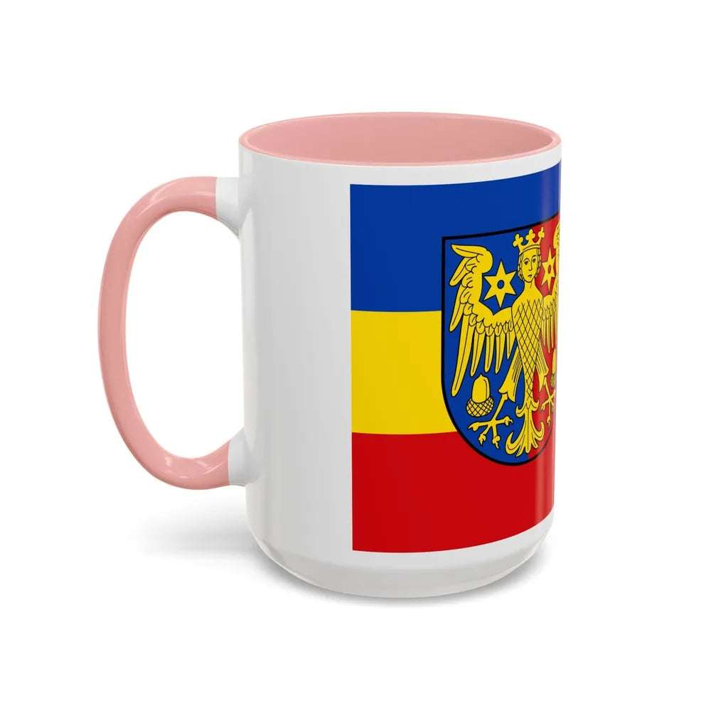 Flag of Aurich Germany - Accent Coffee Mug-Go Mug Yourself