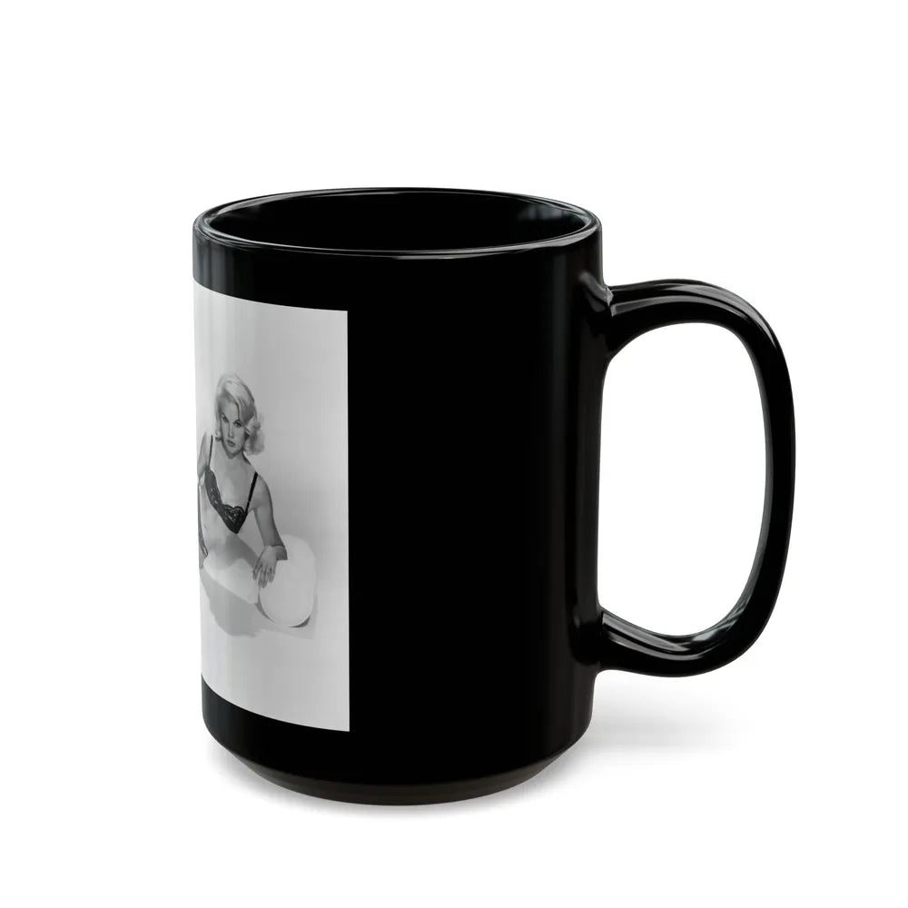 Carroll Baker #23 (Vintage Female Icon) Black Coffee Mug-Go Mug Yourself