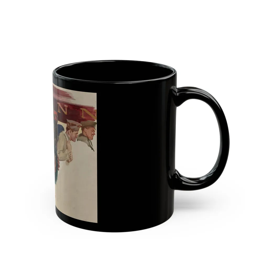 Embrace - Black Coffee Mug-Go Mug Yourself