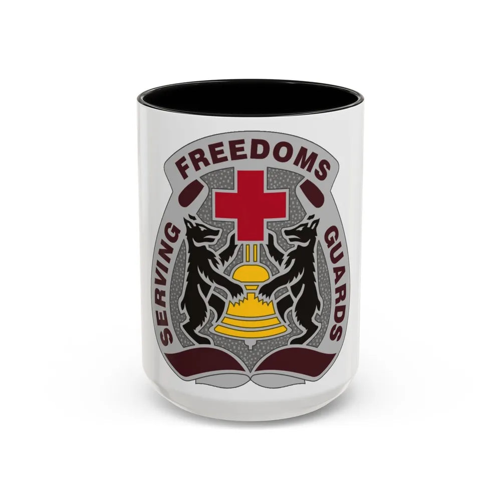 MEDDAC Berlin US (U.S. Army) Accent Coffee Mug-15oz-Black-Go Mug Yourself