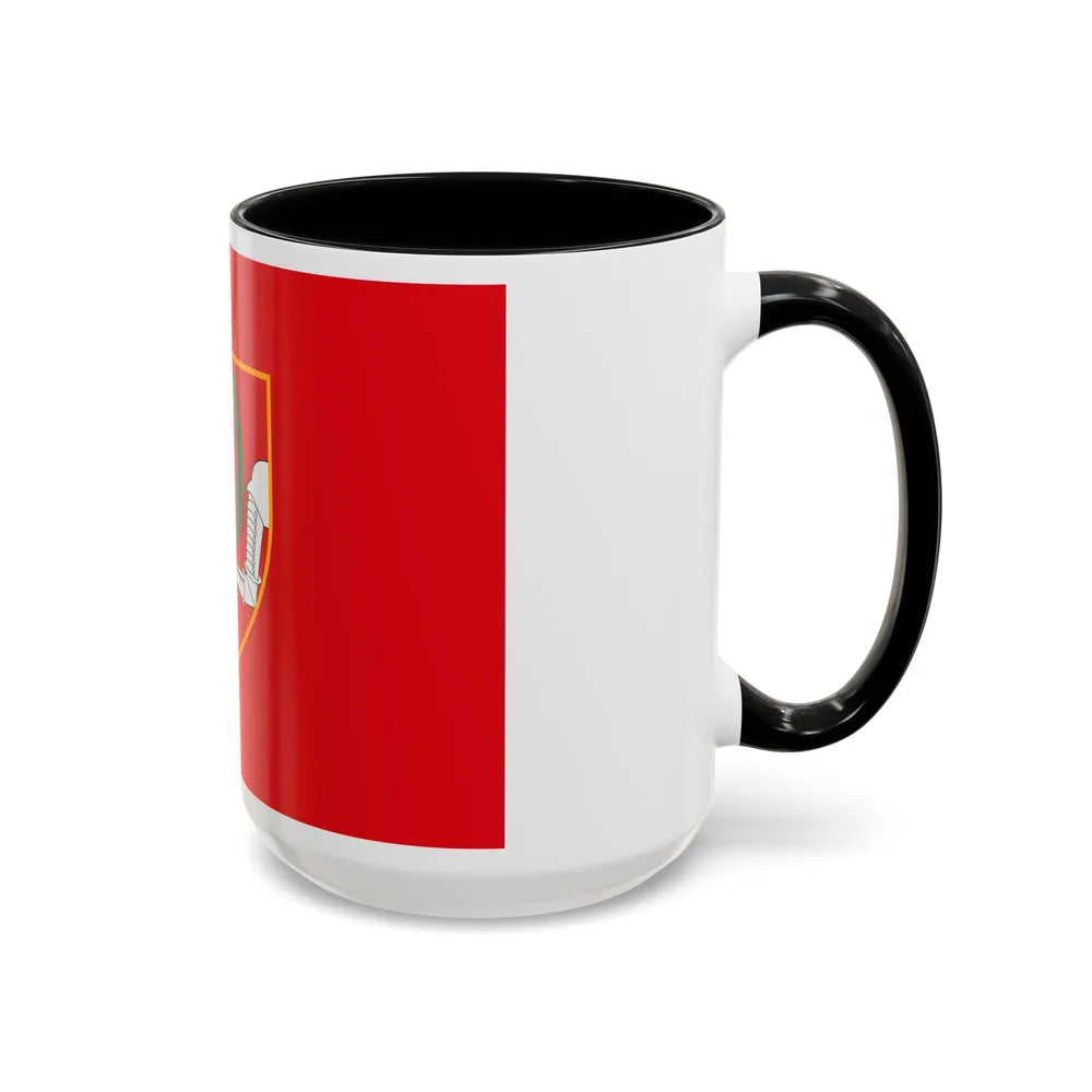 Flag of Birgu Malta - Accent Coffee Mug-Go Mug Yourself