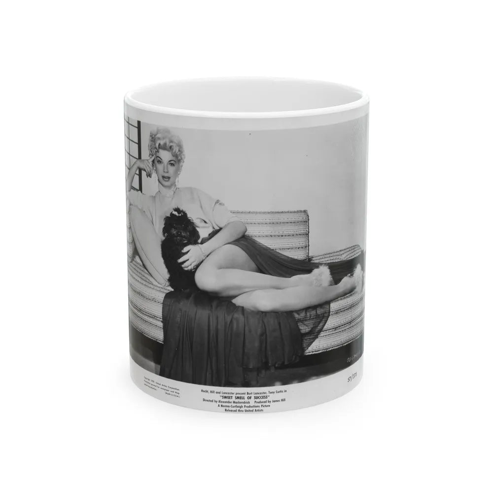 Barbara Nichols #442 (Vintage Female Icon) White Coffee Mug-11oz-Go Mug Yourself