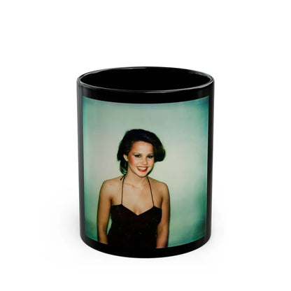 Linda Blair #20 1 (Vintage Female Icon) Black Coffee Mug-11oz-Go Mug Yourself