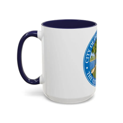 Seal of Orlando Florida - Accent Coffee Mug-Go Mug Yourself