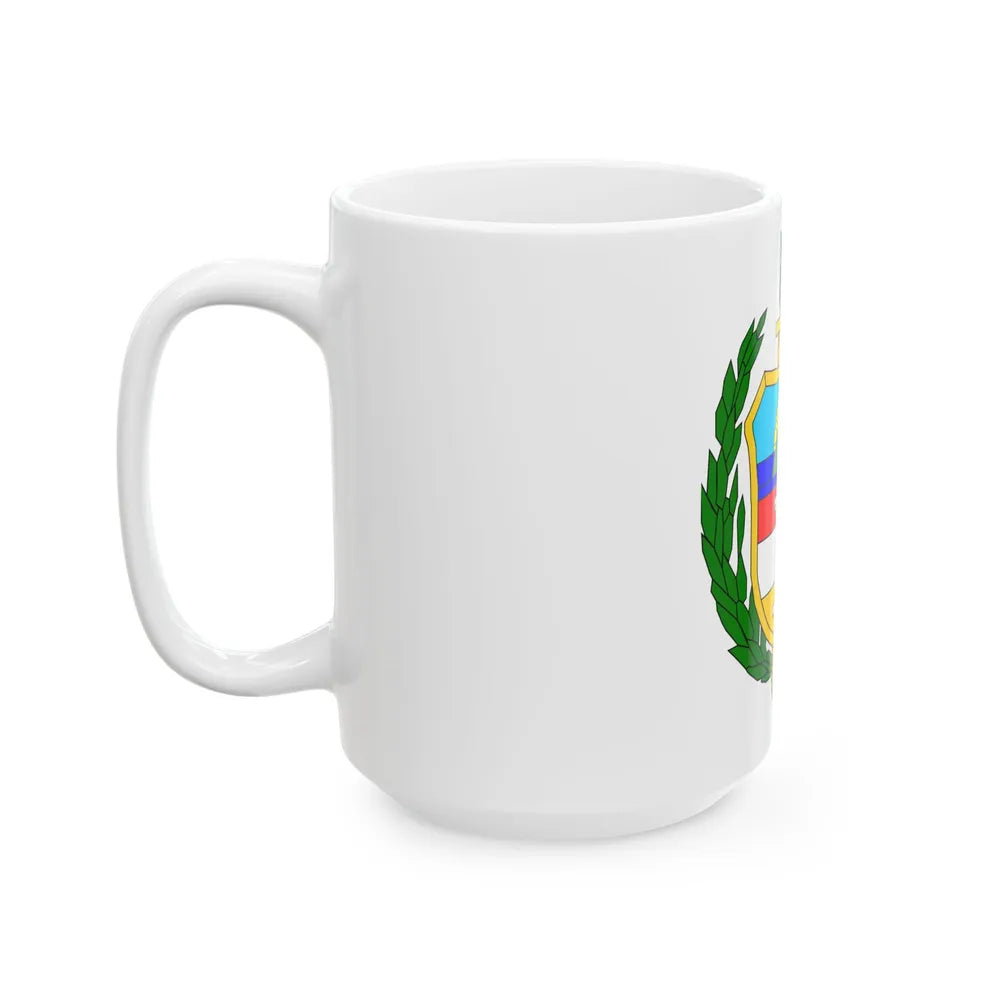 Coat of arms of guatemala (1851-1858) - White Coffee Mug-Go Mug Yourself