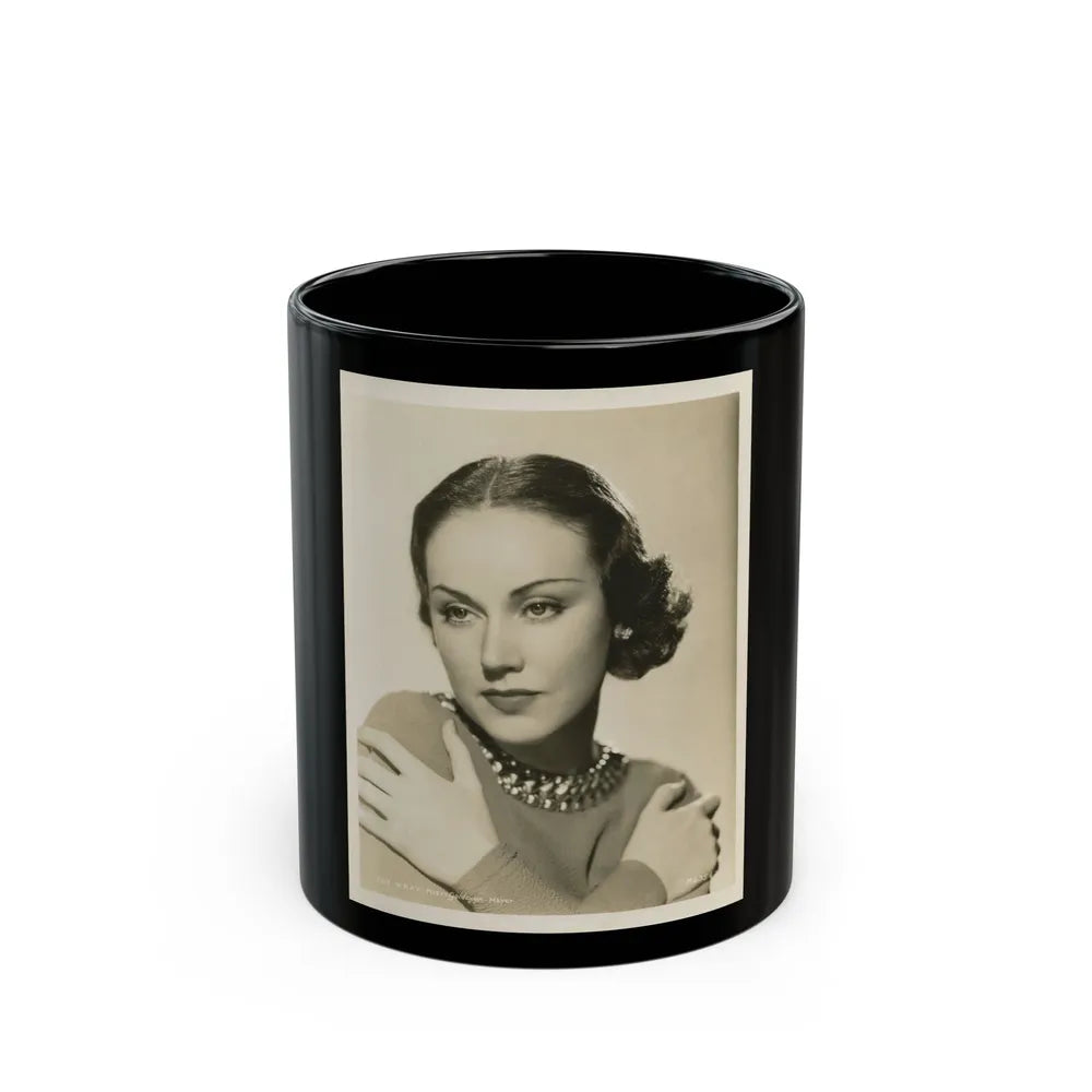 Fay Wray #133 (Vintage Female Icon) Black Coffee Mug-11oz-Go Mug Yourself