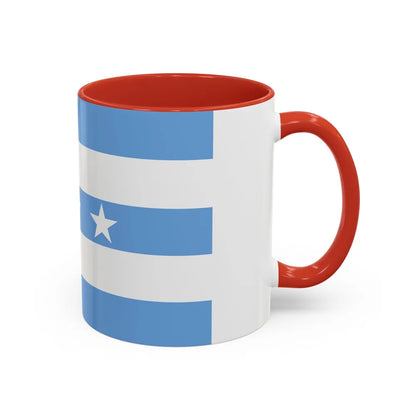 Flag of Guayaquil Ecuador - Accent Coffee Mug-Go Mug Yourself