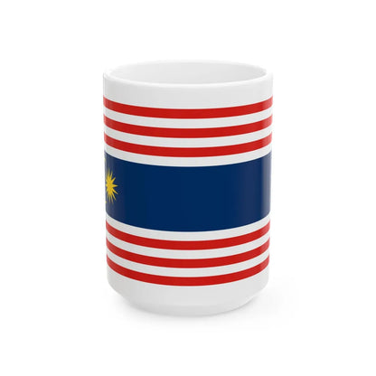 Flag of Kuala Lumpur Malaysia - White Coffee Mug-15oz-Go Mug Yourself