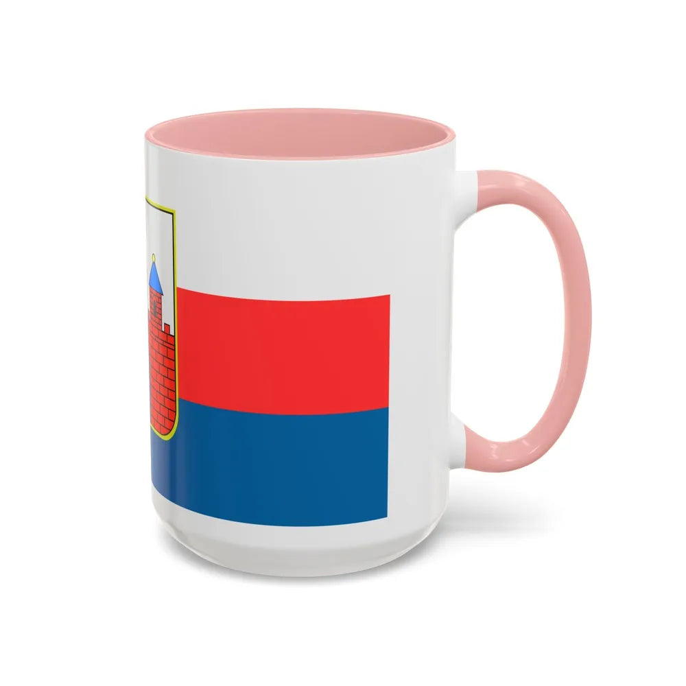 Flag of Bydgoszcz Poland - Accent Coffee Mug-Go Mug Yourself