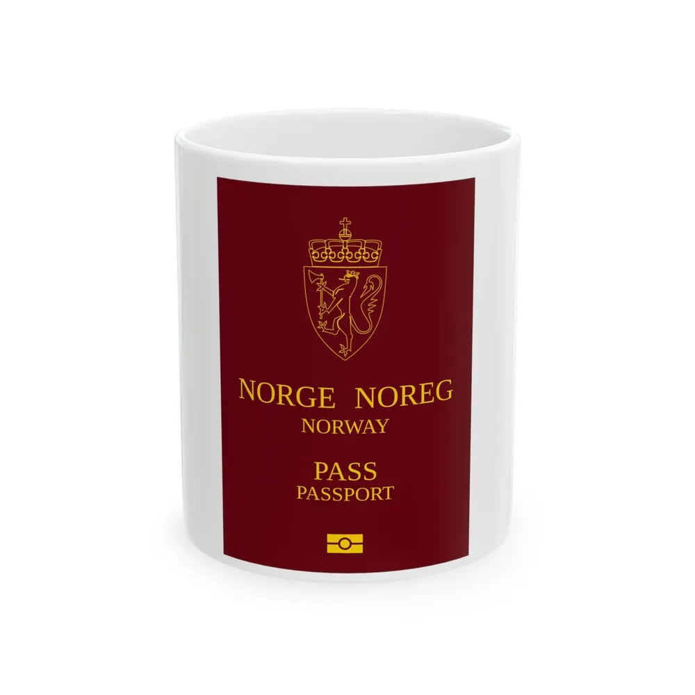 Norway Passport 1999 - White Coffee Mug-11oz-Go Mug Yourself