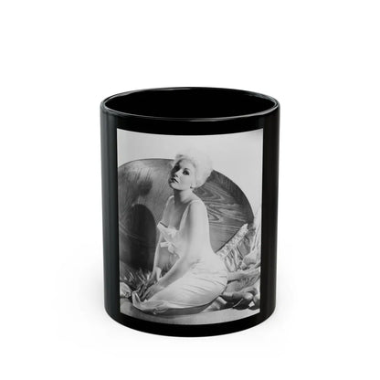 Kim Novak #267 (Vintage Female Icon) Black Coffee Mug-11oz-Go Mug Yourself