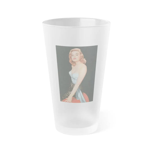 Leslie Parrish #262 (Vintage Female Icon) Frosted Pint 16oz-16oz-Frosted-Go Mug Yourself