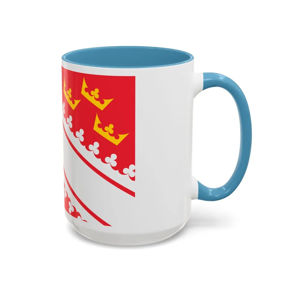 Flag of Alsace France - Accent Coffee Mug-Go Mug Yourself