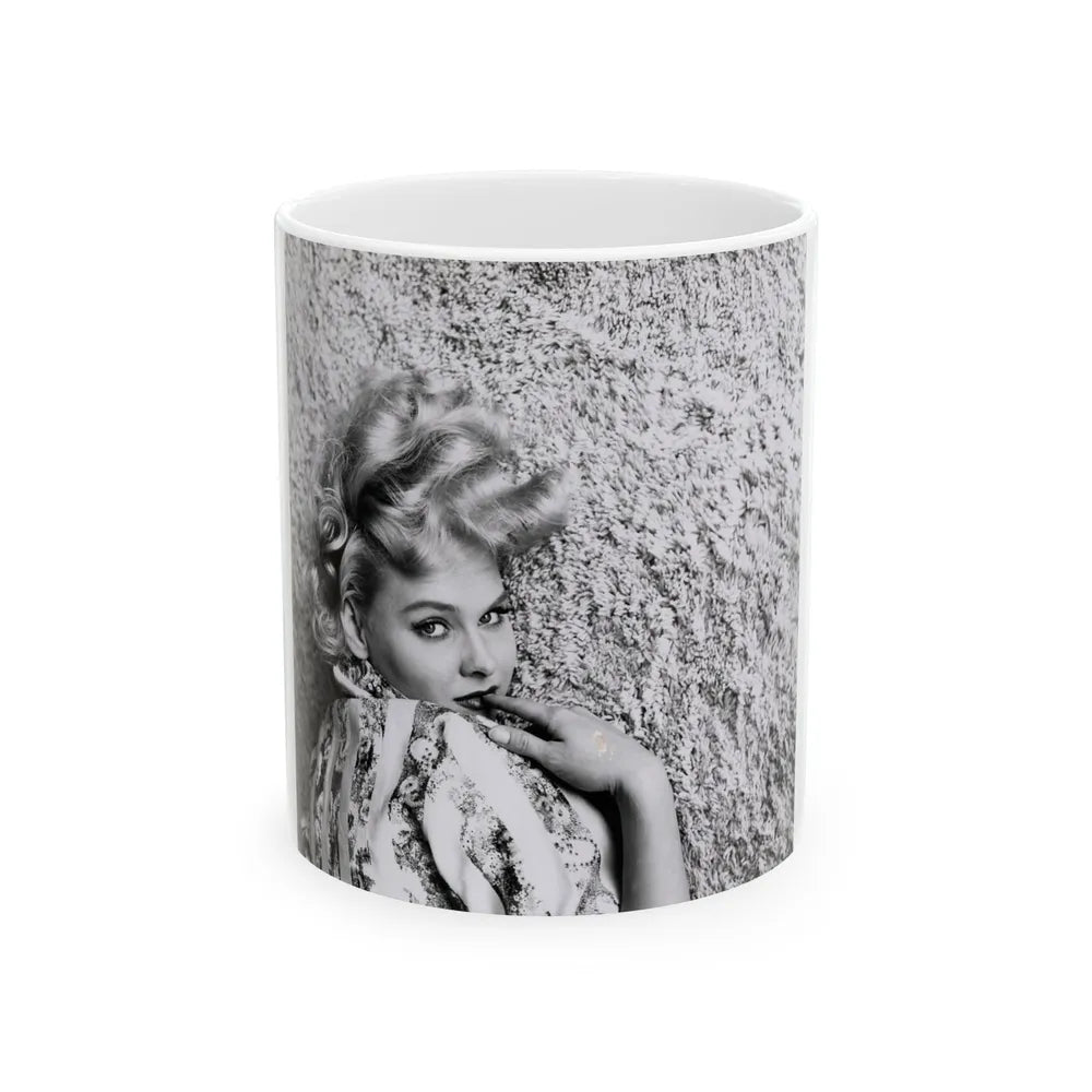 Diane McBaine #12 (Vintage Female Icon) White Coffee Mug-11oz-Go Mug Yourself