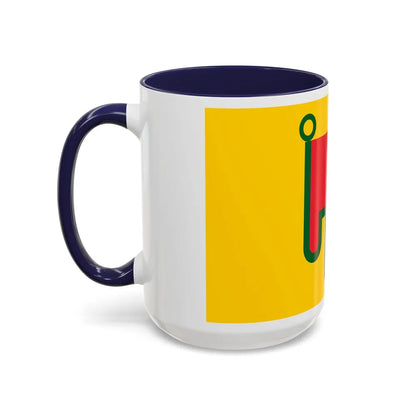 Flag of Auvergne France - Accent Coffee Mug-Go Mug Yourself