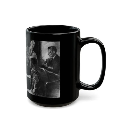 Bridge Widow (2), Ladies' Home Journal, September 1934 - Black Coffee Mug-Go Mug Yourself