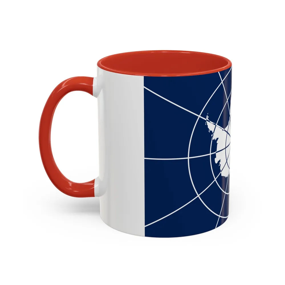 Flag of Antarctic Treaty - Accent Coffee Mug-Go Mug Yourself