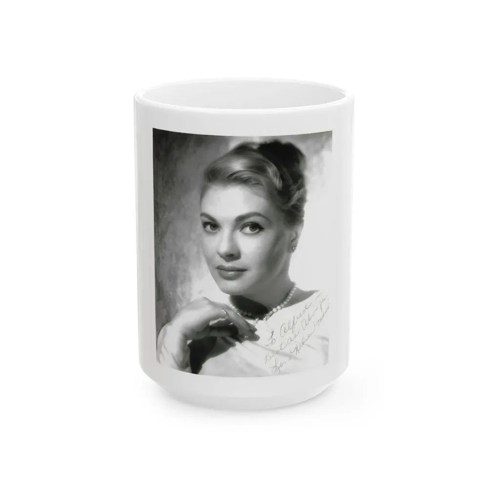 Lori Nelson #234 (Vintage Female Icon) White Coffee Mug-15oz-Go Mug Yourself