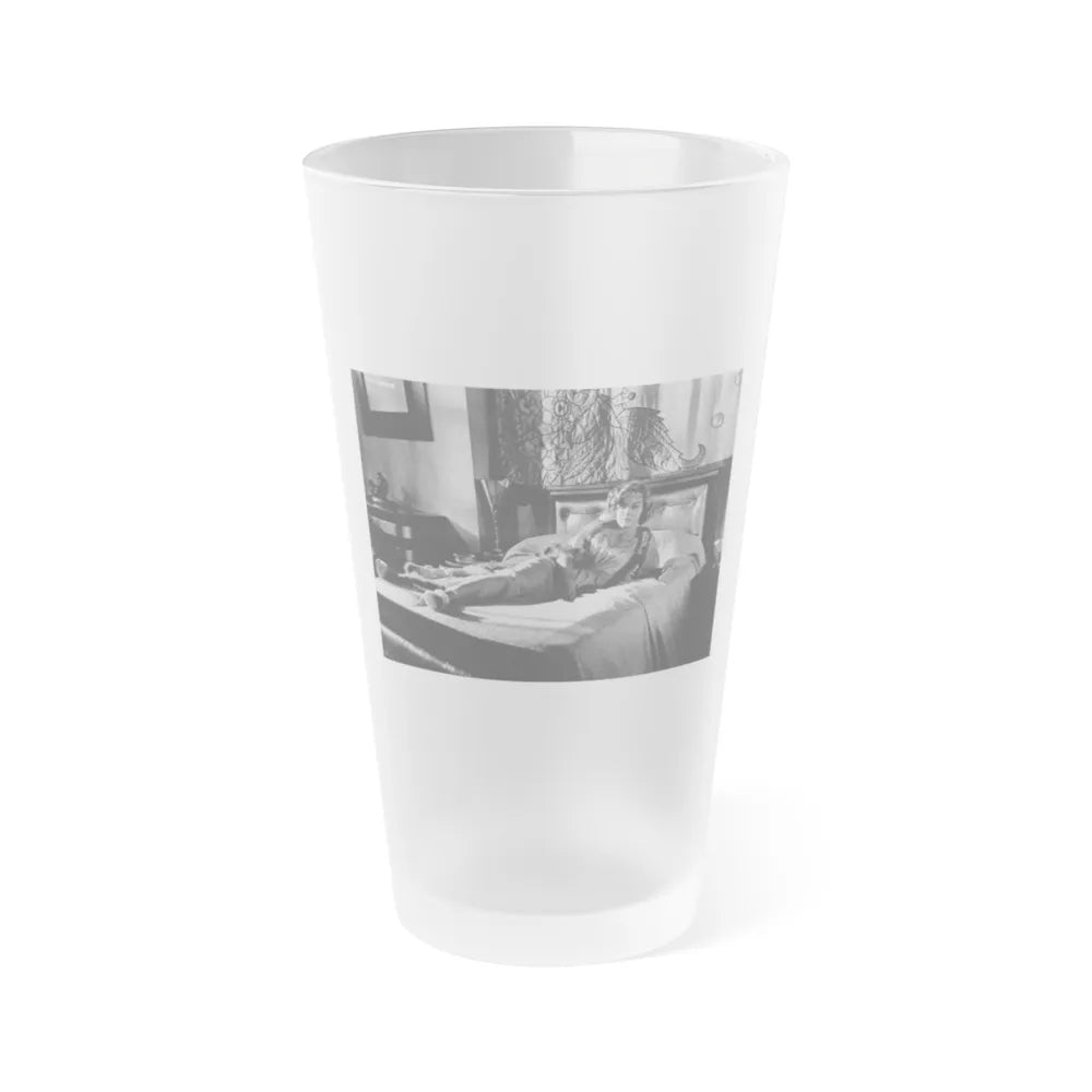 Leslie Parrish #223 (Vintage Female Icon) Frosted Pint 16oz-16oz-Frosted-Go Mug Yourself