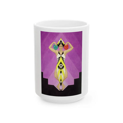 Dorsha Hayes, probable The Dance Magazine cover, circa 1929 - White Coffee Mug-15oz-Go Mug Yourself