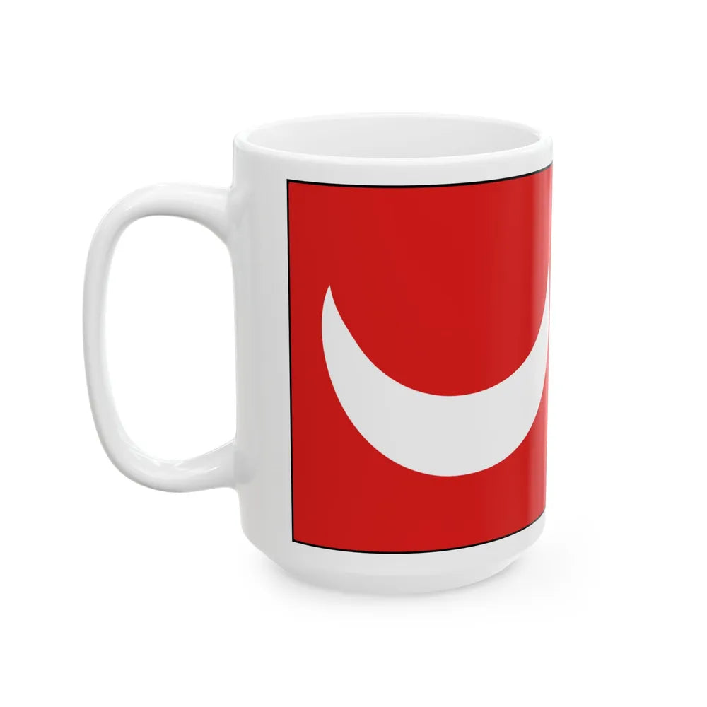 Flag of Tunis during 14th century - White Coffee Mug-Go Mug Yourself