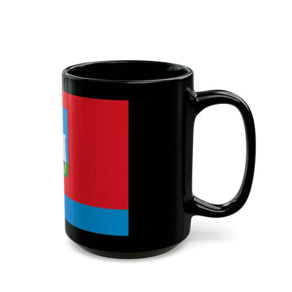 Flag of Oryol Oblast Russia - Black Coffee Mug-Go Mug Yourself