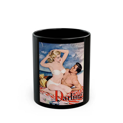 Darling Believe Me, Esquire, September 1951 - Black Coffee Mug-11oz-Go Mug Yourself