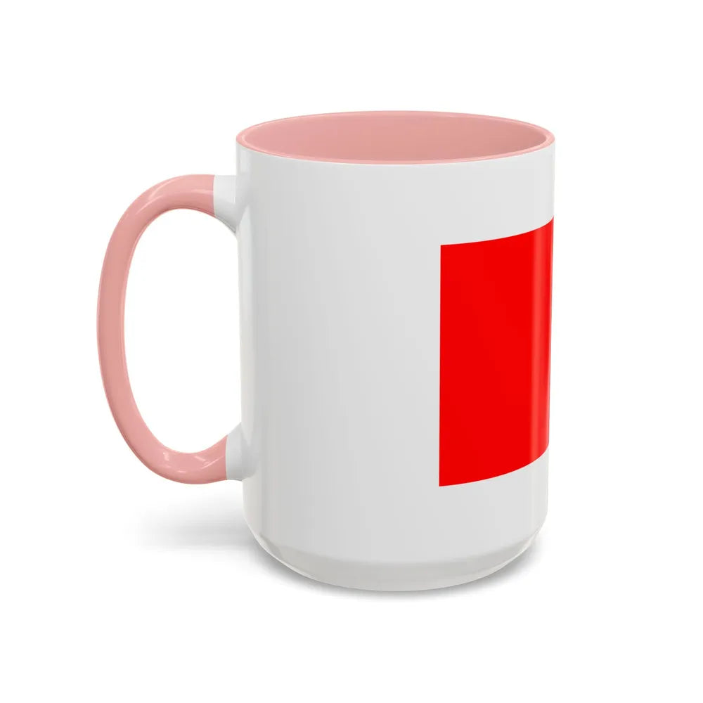 Flag of Hamrun Malta - Accent Coffee Mug-Go Mug Yourself