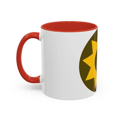 Pacific Coastal Frontier (U.S. Army) Accent Coffee Mug-Go Mug Yourself