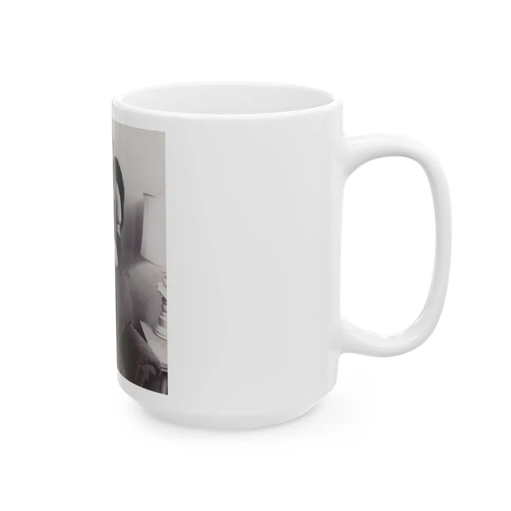 Barbara Nichols #297 (Vintage Female Icon) White Coffee Mug-Go Mug Yourself