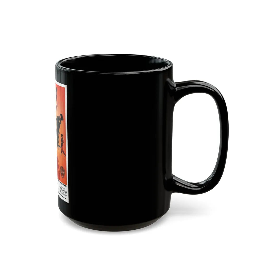 DUEL OF THE SEVEN TIGERS 1979 Movie Poster - Black Coffee Mug-Go Mug Yourself