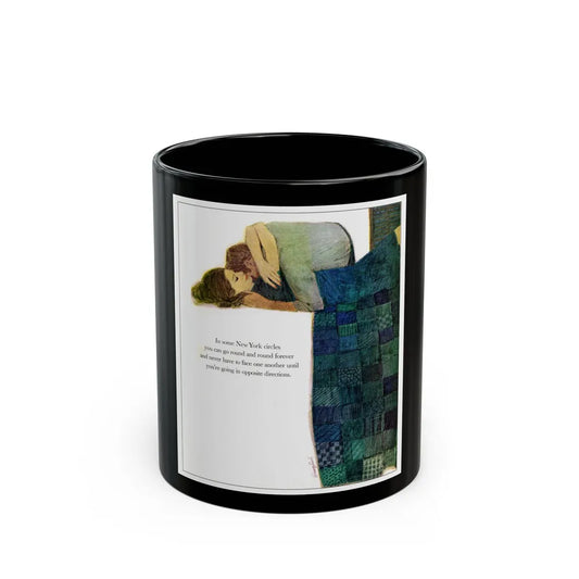 Dance of the Divorced, The Saturday Evening Post, May 23, 1964 - Black Coffee Mug-11oz-Go Mug Yourself