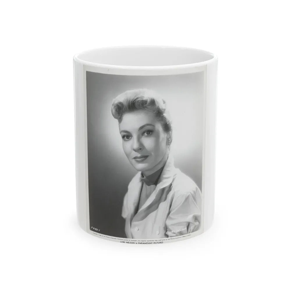 Lori Nelson #158 (Vintage Female Icon) White Coffee Mug-11oz-Go Mug Yourself