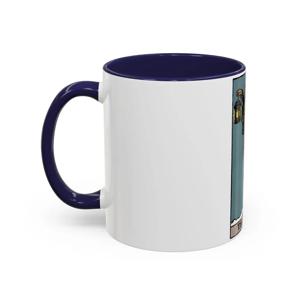 The Hermit (Tarot Card) Accent Coffee Mug-Go Mug Yourself