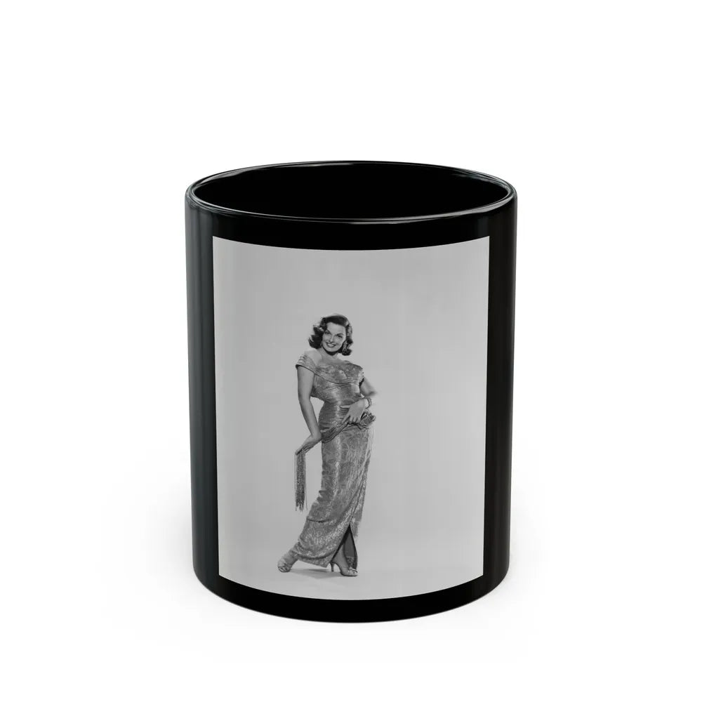 Jane Russell #179 (Vintage Female Icon) Black Coffee Mug-11oz-Go Mug Yourself