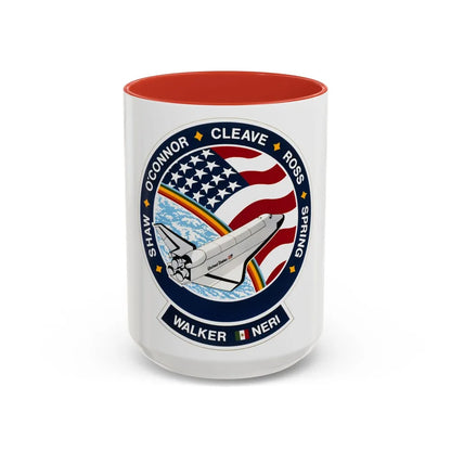 STS 61 b (NASA) Accent Coffee Mug-15oz-Red-Go Mug Yourself