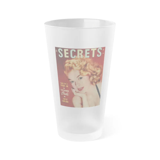 Leslie Parrish #264 - (Vintage Female Icon) Frosted Pint 16oz-16oz-Frosted-Go Mug Yourself