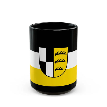 Flag of Zollernalbkreis Germany - Black Coffee Mug-15oz-Go Mug Yourself