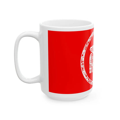 Council of the Haida Nation Flag - White Coffee Mug-Go Mug Yourself